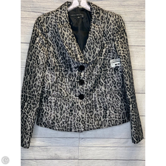 Skirt Midi By Cmf In Black & Silver, Size: 6