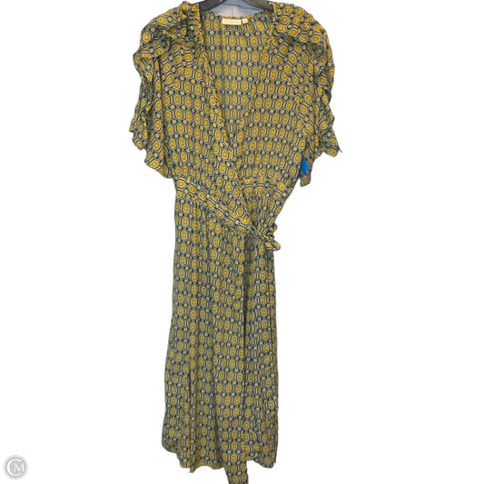 Dress Casual Maxi By Cmf In Blue & Green, Size: Xl