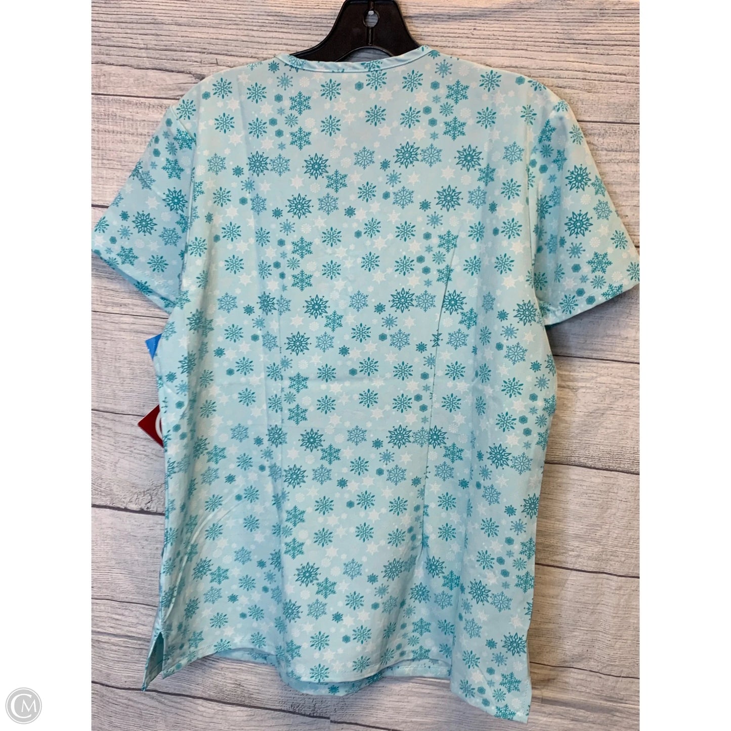 Top Short Sleeve By Cmf In Teal, Size: M