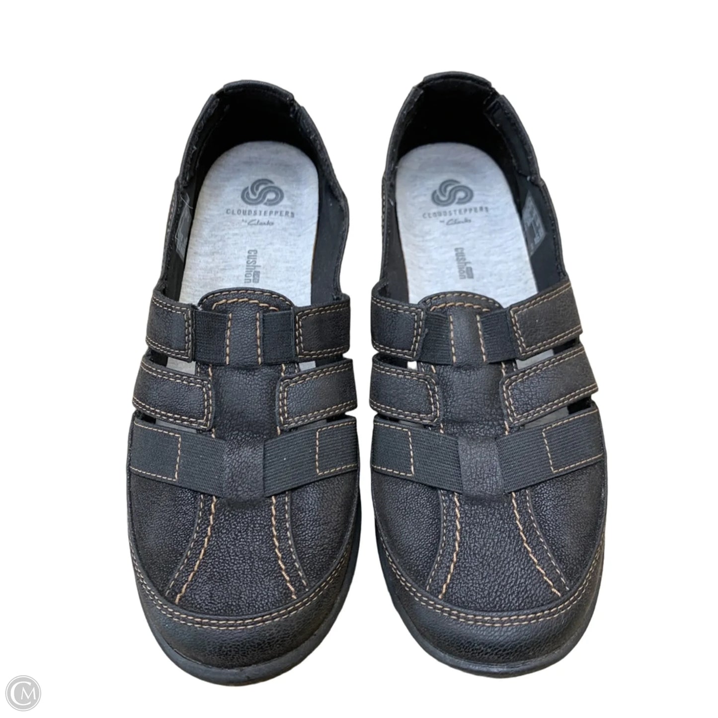 Shoes Flats By Clarks In Black, Size: 8