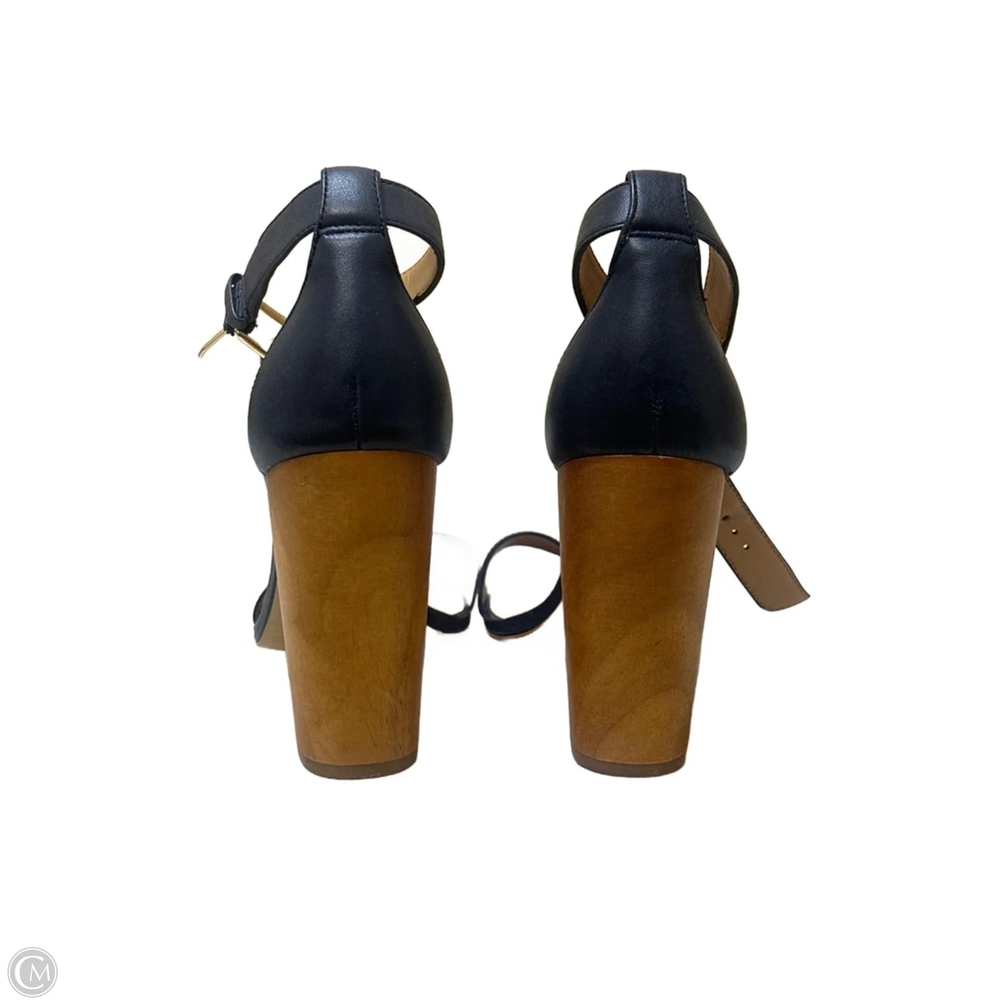 Sandals Heels Block By J. Crew In Navy, Size: 8.5