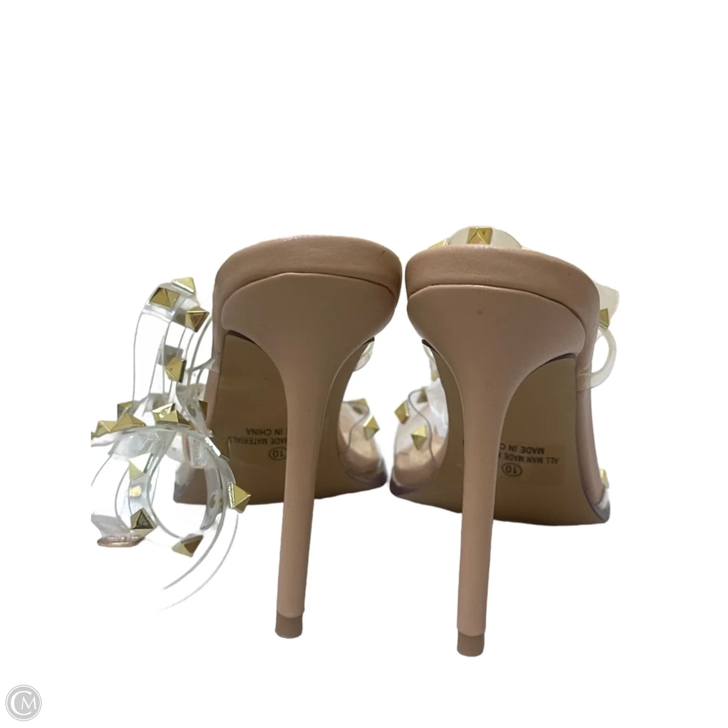 Shoes Heels Stiletto By Fashion Nova In Clear, Size: 10