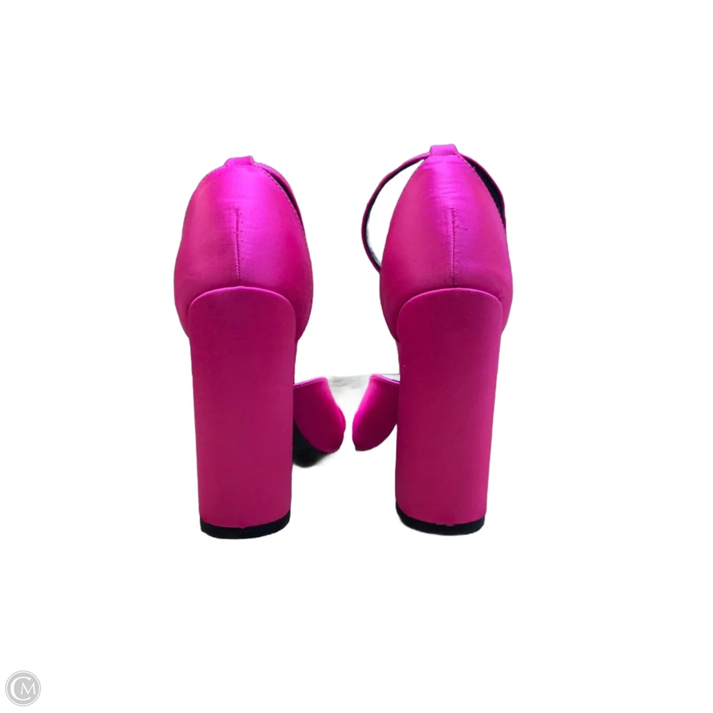 Sandals Heels Block By Cmf In Pink, Size: 10