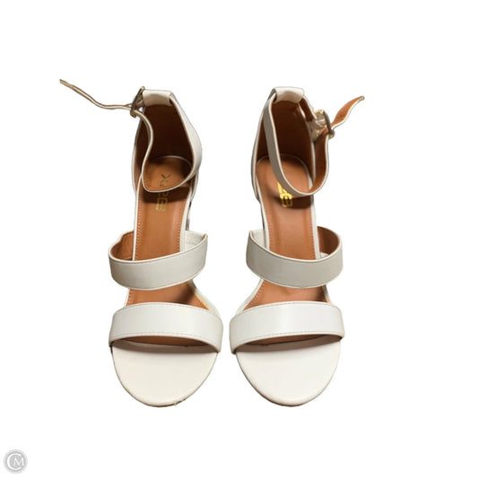Sandals Heels Block By X2 In White, Size: 10