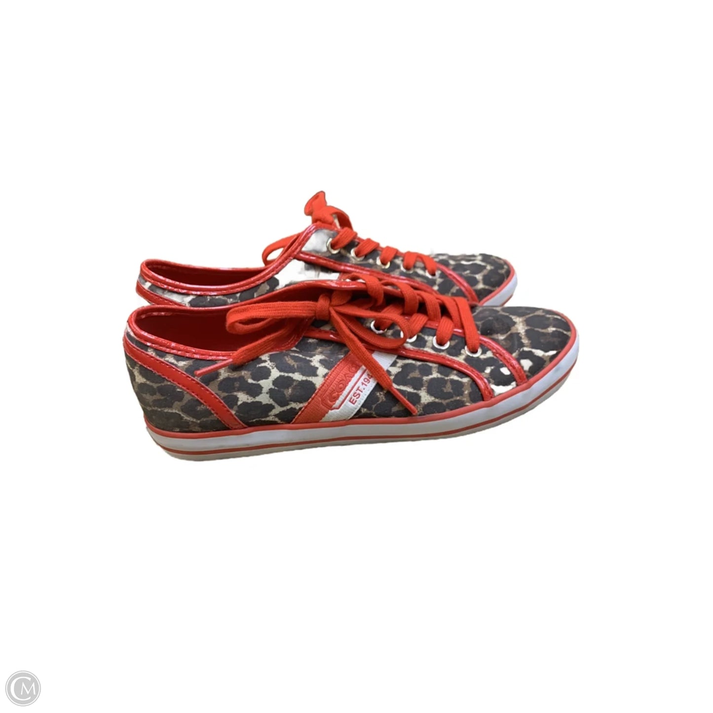 Shoes Designer By Coach In Animal Print, Size: 9