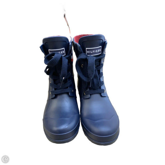 Boots Rain By Tommy Hilfiger In Navy, Size: 6