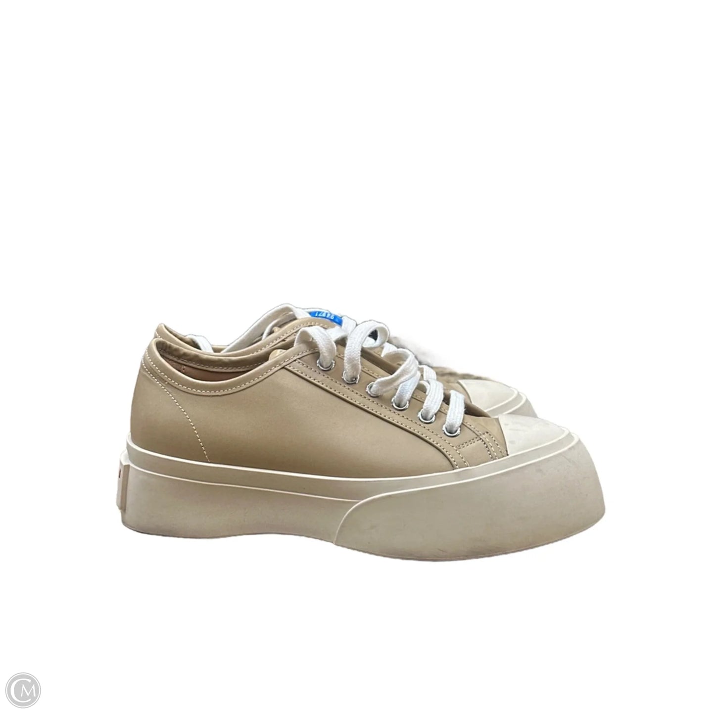 Shoes Designer By Marni In Tan & White, Size: 6