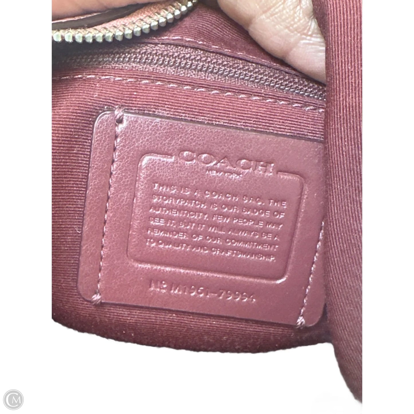 Handbag Designer By Coach, Size: Large