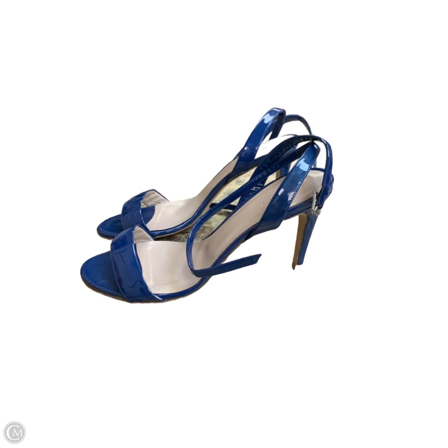 Sandals Designer By Facconnable In Blue, Size: 10