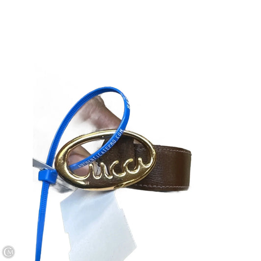 Belt Luxury Designer By Gucci, Size: Medium
