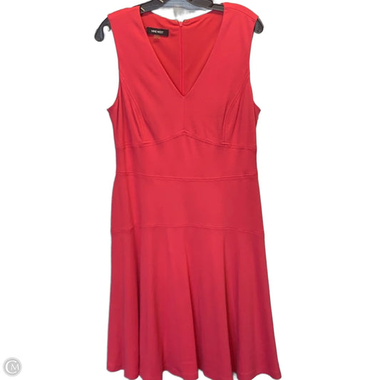 Dress Casual Maxi By Nine West In Pink, Size: 10
