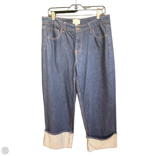 Jeans Designer By Kate Spade In Blue Denim, Size: 12