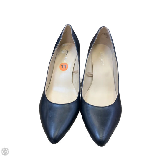 Shoes Heels Wedge By Nine West In Black, Size: 11