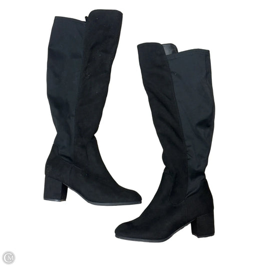 Boots Mid-calf Flats By Dream Pairs In Black, Size: 10