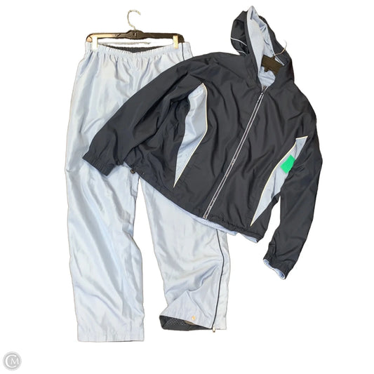 Athletic Pants 2pc By Cme In Blue, Size: L