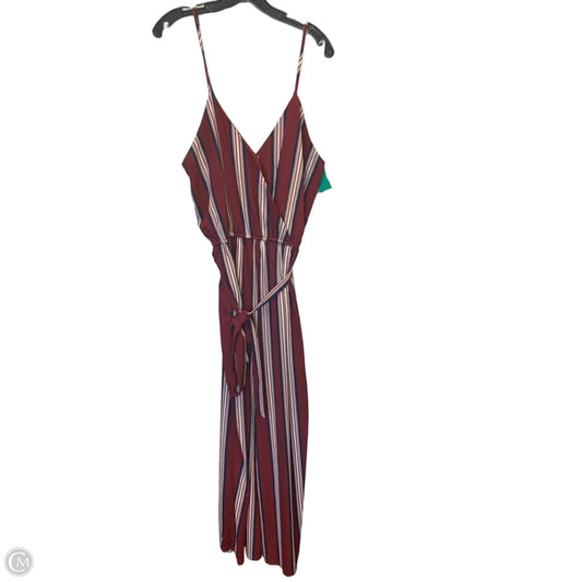 Jumpsuit By J For Justify In Maroon, Size: L