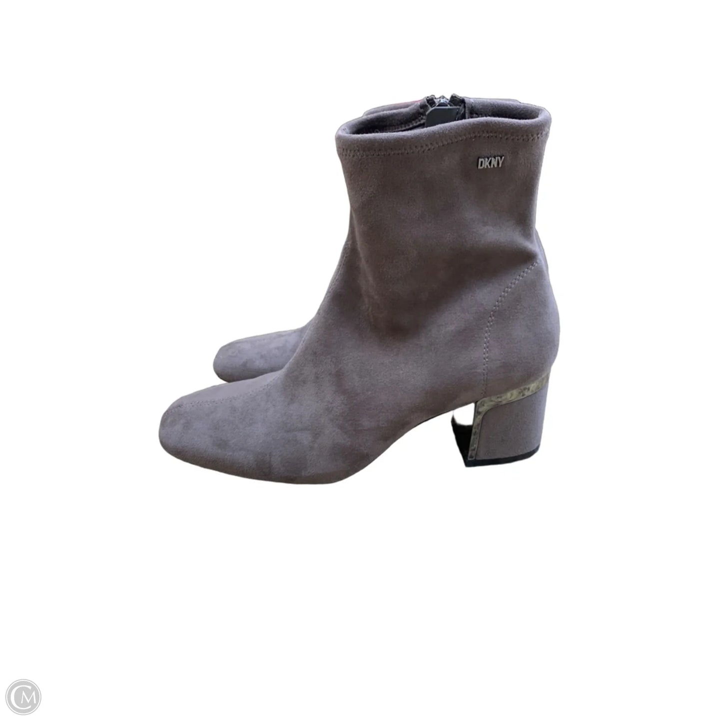 Boots Ankle Heels By Dkny In Mauve, Size: 7.5