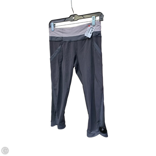 Athletic Capris By Lululemon In Grey, Size: 6