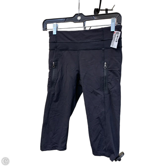 Athletic Leggings Capris By Lululemon In Black, Size: 4