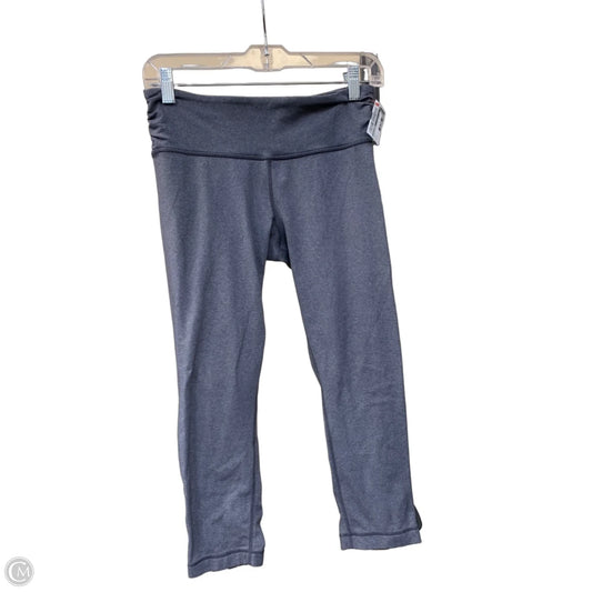 Athletic Leggings Capris By Lululemon In Grey, Size: 8