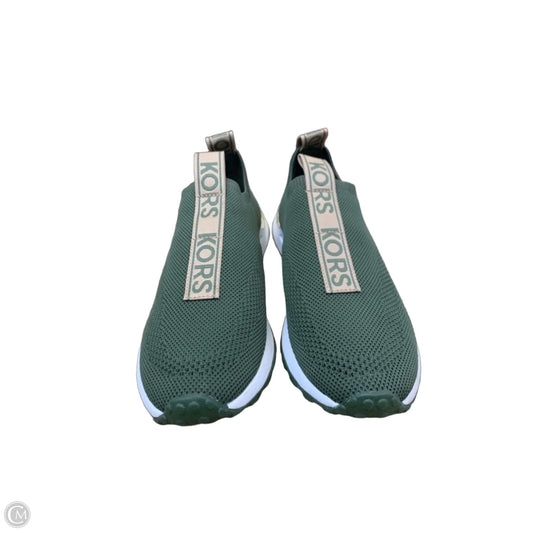 Shoes Sneakers By Michael By Michael Kors In Green & Tan, Size: 9.5