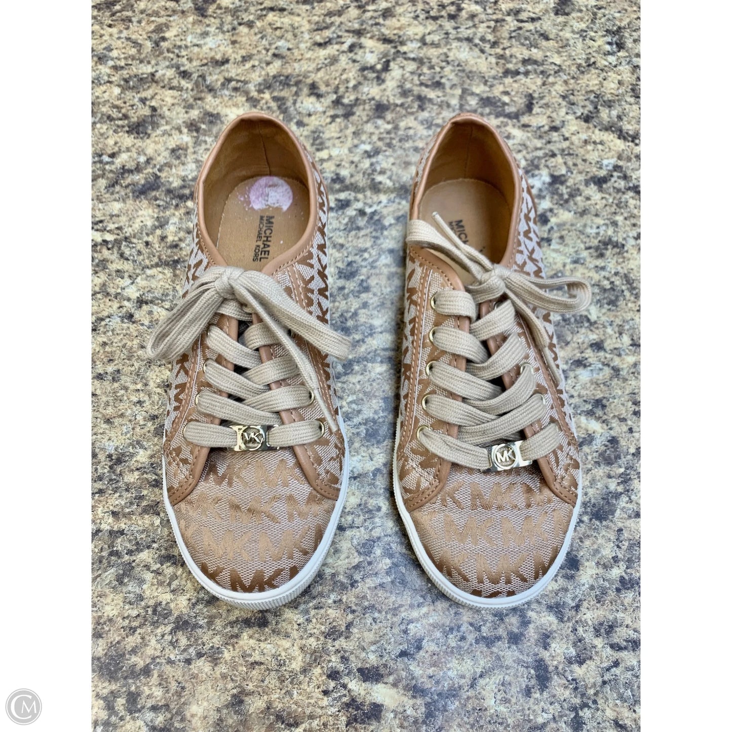 Shoes Athletic By Michael By Michael Kors In Tan, Size: 5