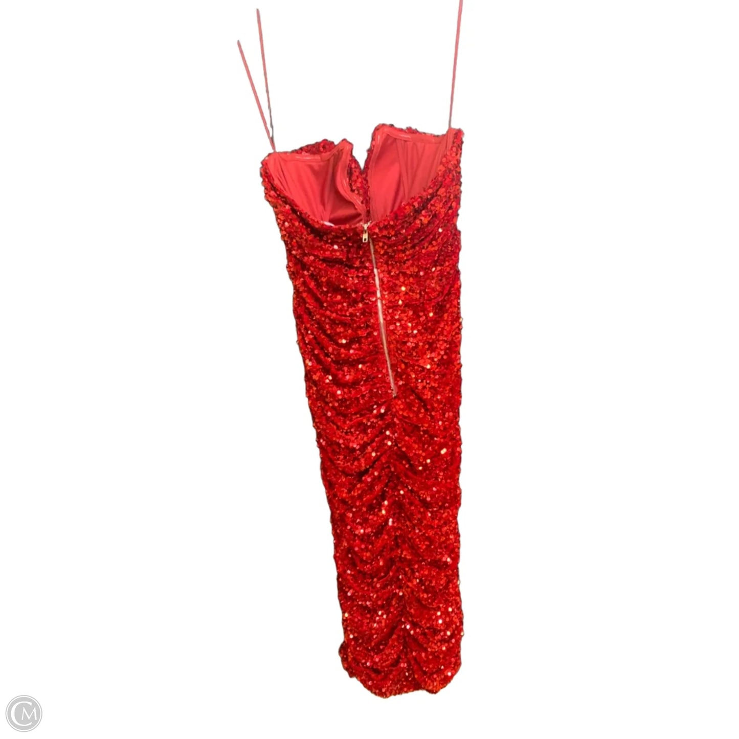 Dress Party Long By Fashion Nova In Red, Size: L