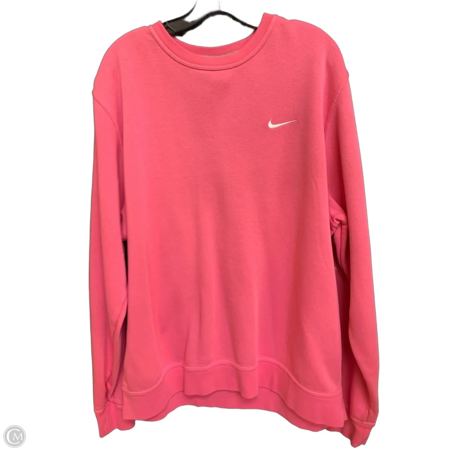Athletic Sweatshirt Crewneck By Nike In Pink, Size: Xxl
