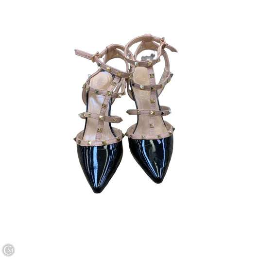 Shoes Heels Kitten By Catherine Malandrino In Black & Tan, Size: 8