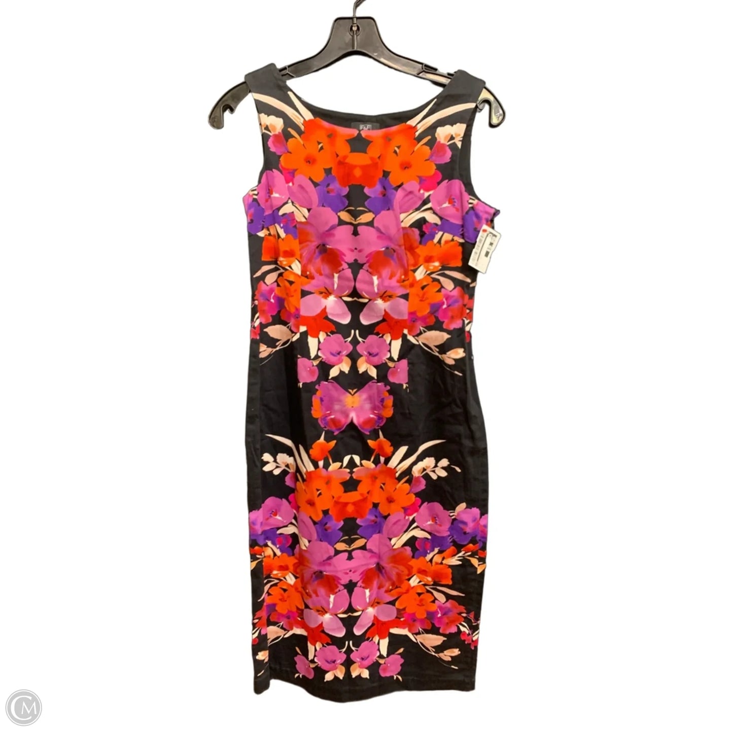 Dress Casual Midi By F&f In Floral Print, Size: 8