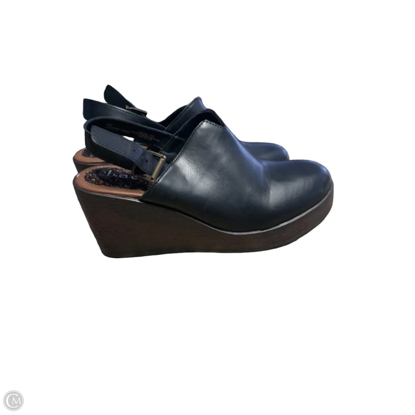 Shoes Heels Platform By Boc In Black, Size: 10