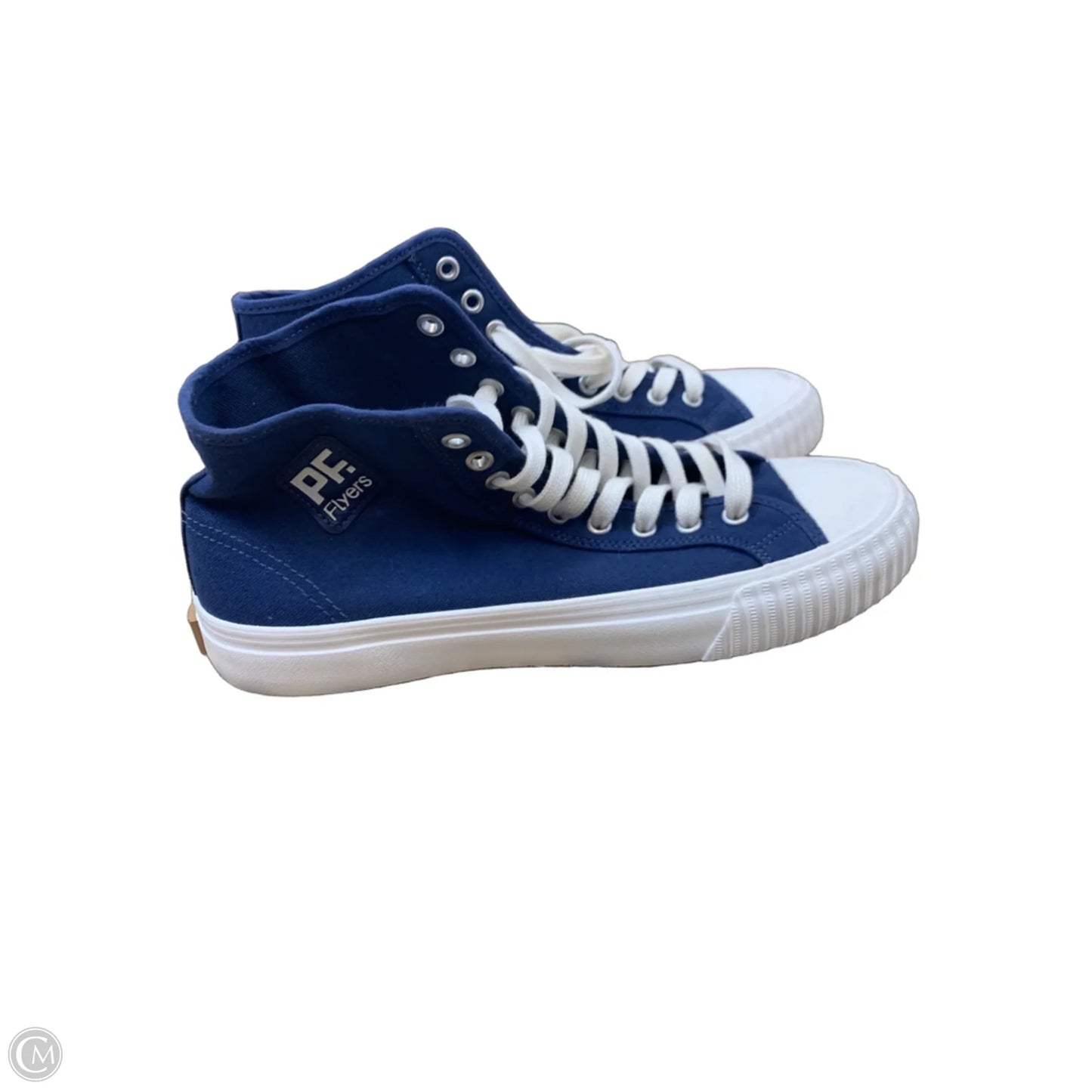 Shoes Sneakers Platform By Cmf In Blue & White, Size: 11