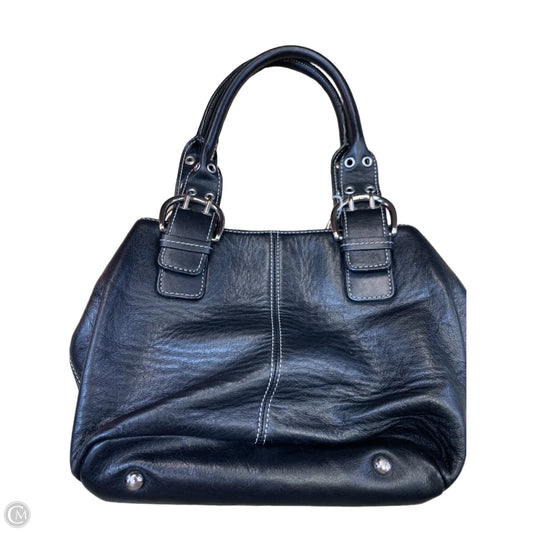 Handbag Leather By Clarks, Size: Medium