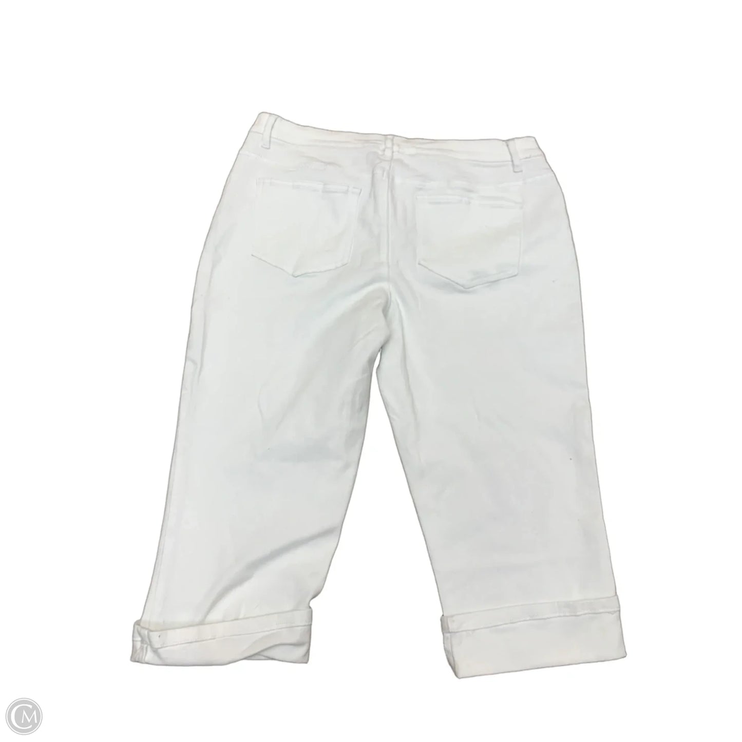 Capris By Venus In White, Size: 14
