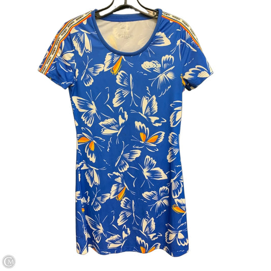 Athletic Dress By Adidas In Blue, Size: Xs