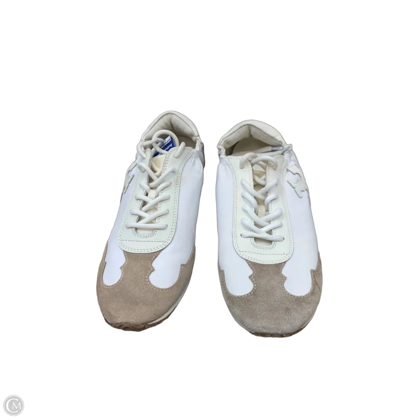 Shoes Designer By Tory Burch In Tan & White, Size: 9
