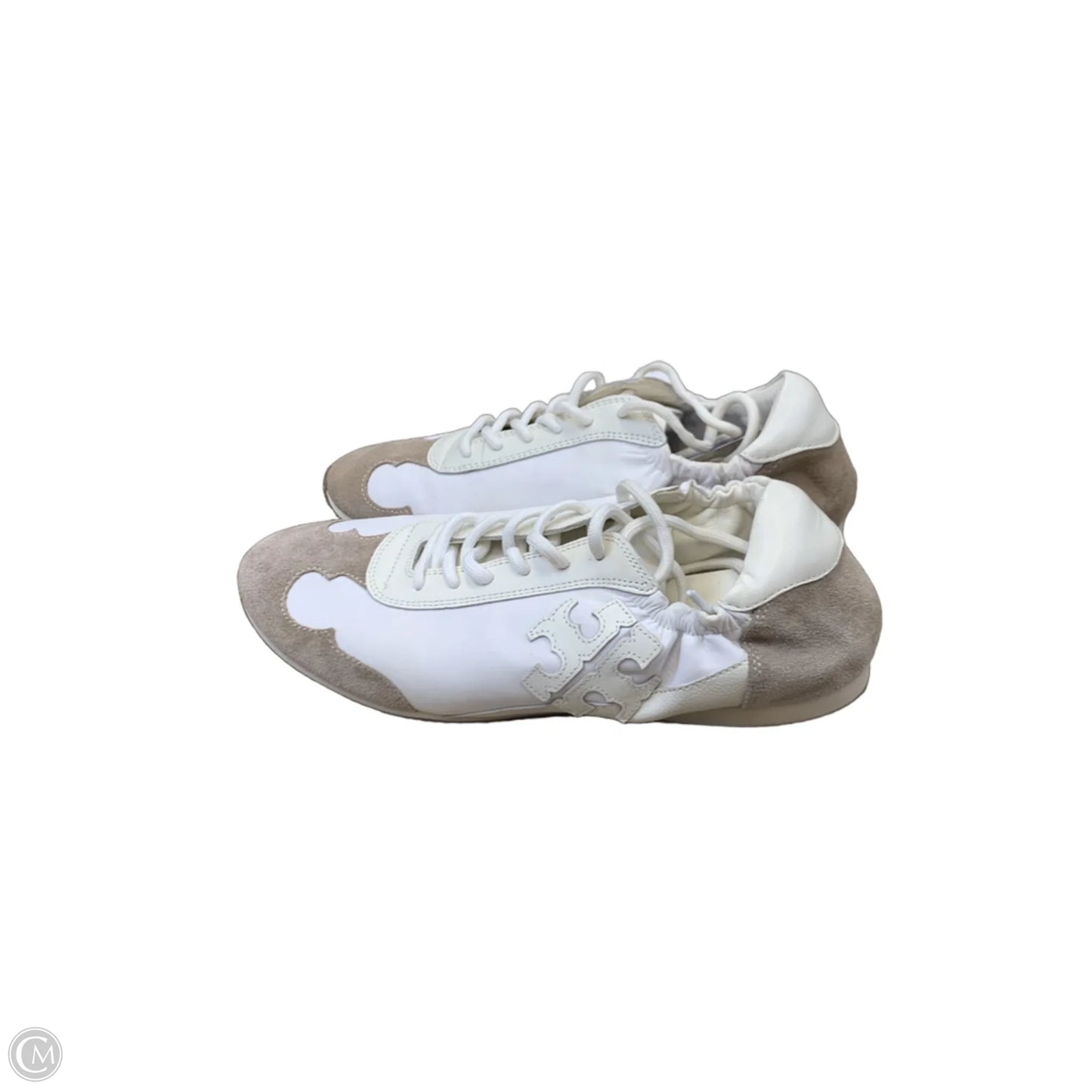 Shoes Designer By Tory Burch In Tan & White, Size: 9