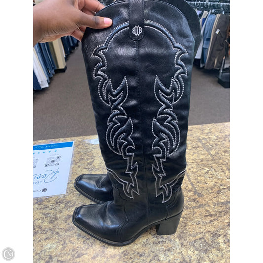 Boots Western By Clothes Mentor In Black, Size: 10