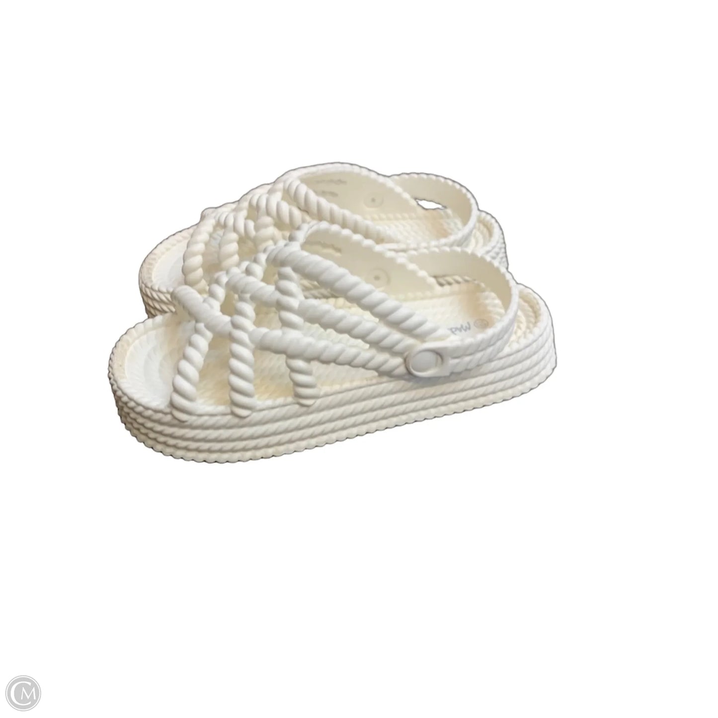 Sandals Flats By Cmf In White, Size: 10