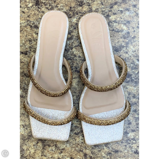 Sandals Flats By Shein In Gold, Size: 7.5