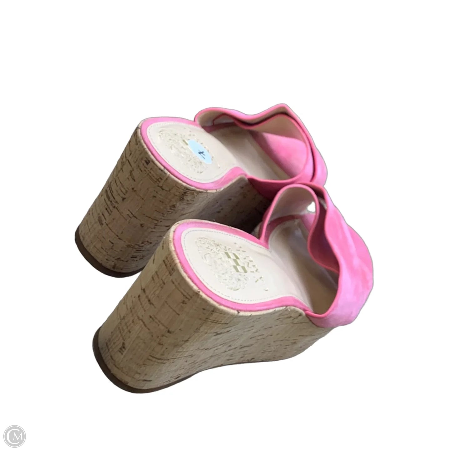 Sandals Heels Wedge By Vince Camuto In Pink, Size: 7