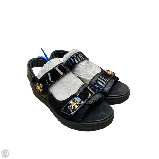 Sandals Designer By Tory Burch In Black, Size: 8.5