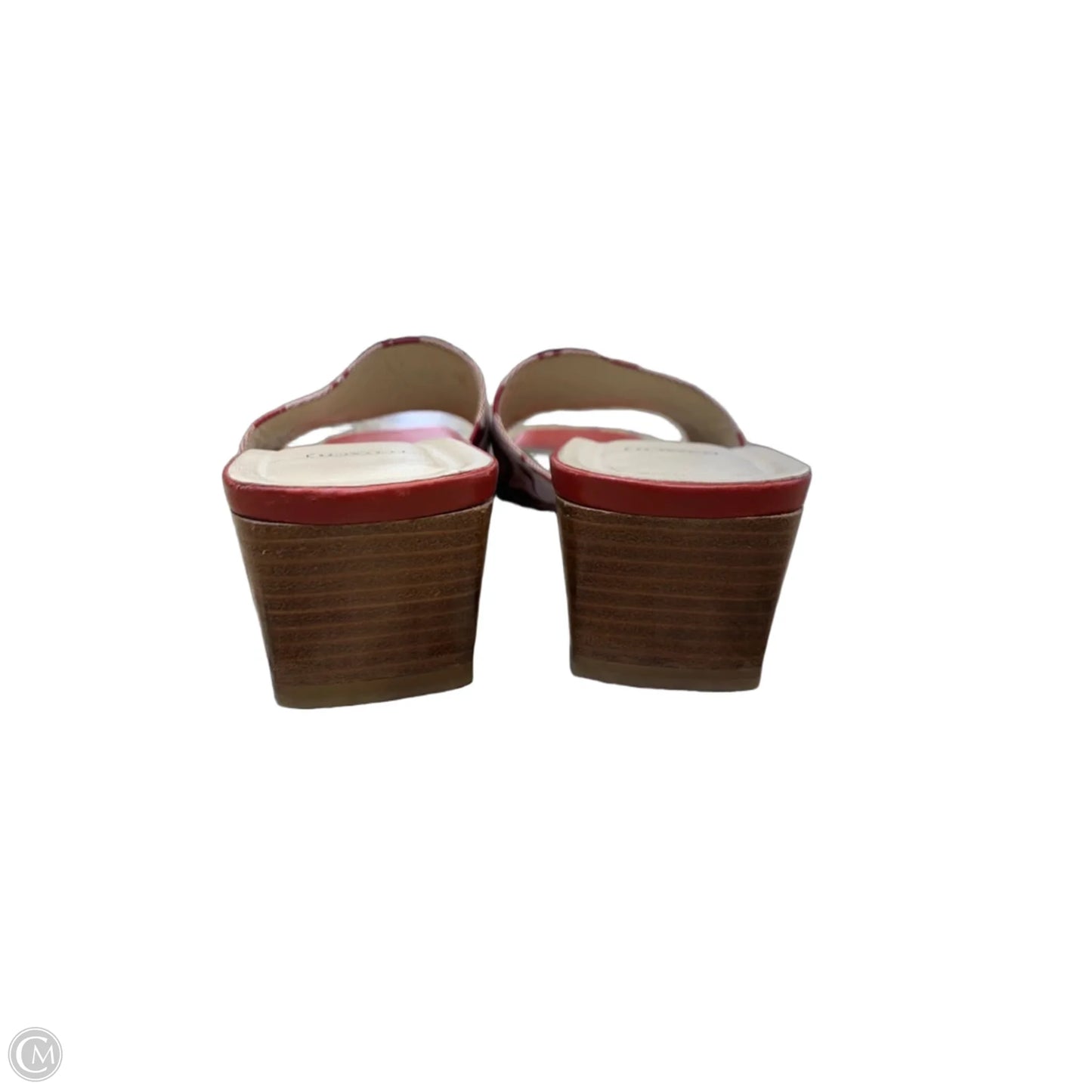 Sandals Designer By Coach In Red, Size: 10