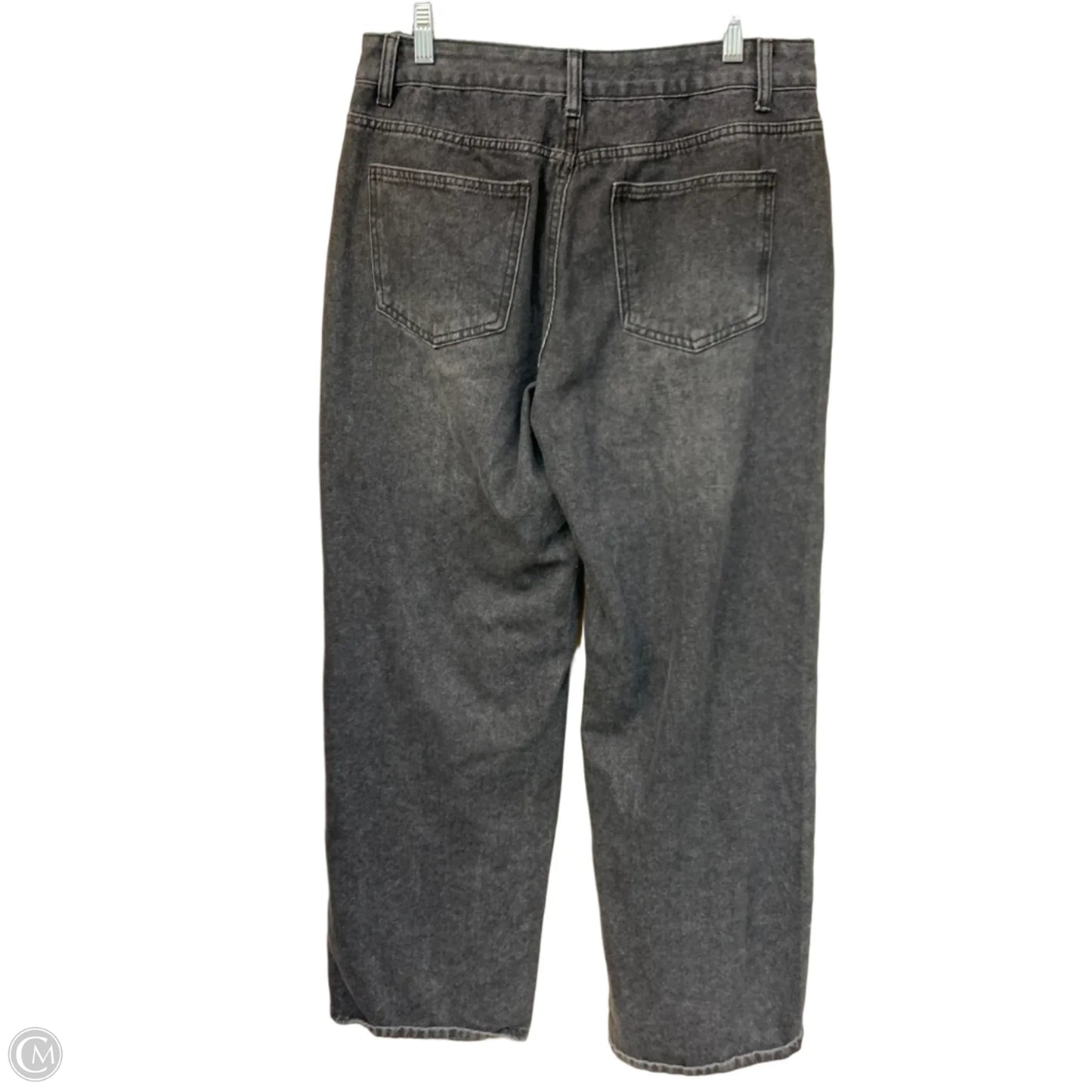 Jeans Wide Leg By Cmf In Black Denim, Size: M