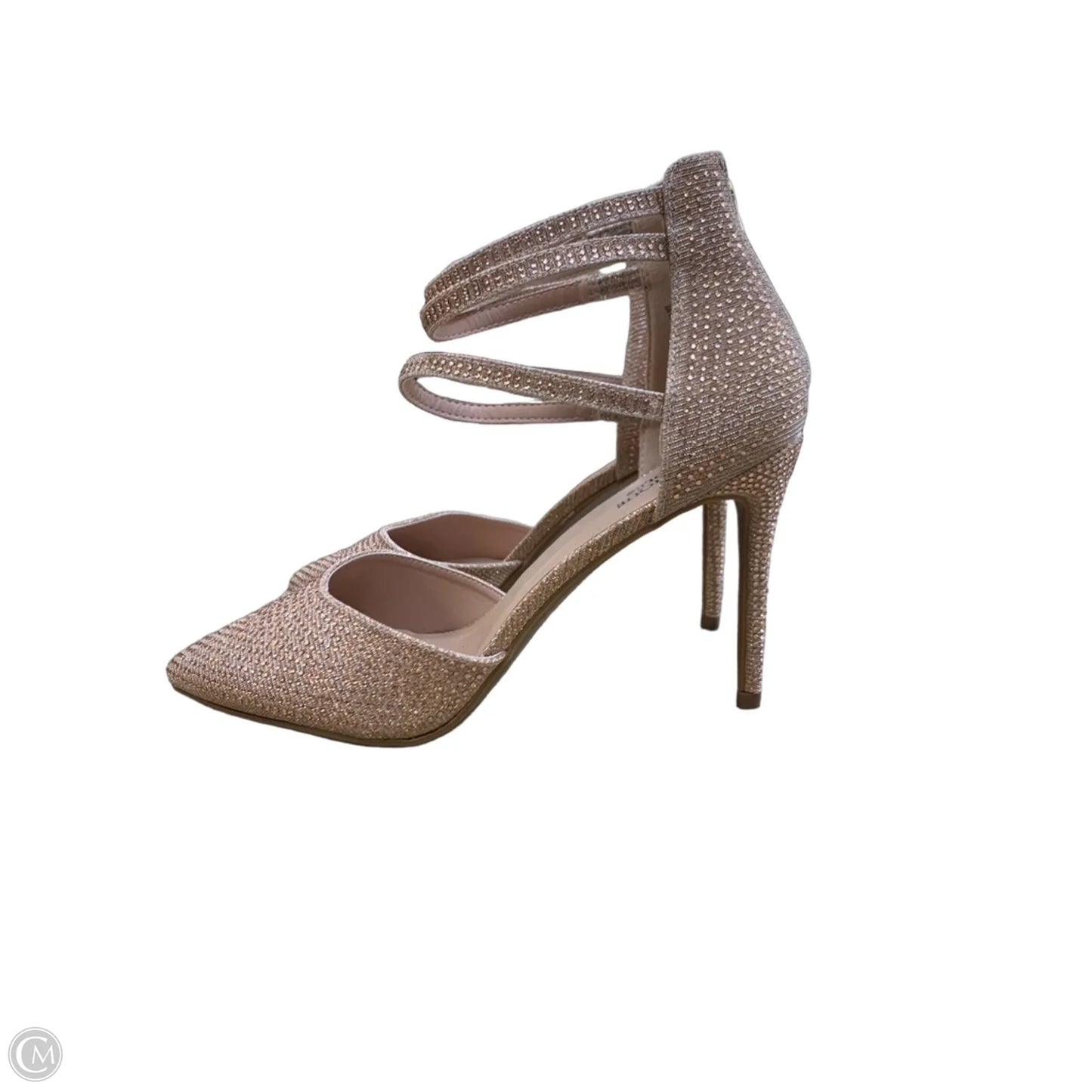 Shoes Heels Kitten By Cmf In Rose Gold, Size: 11