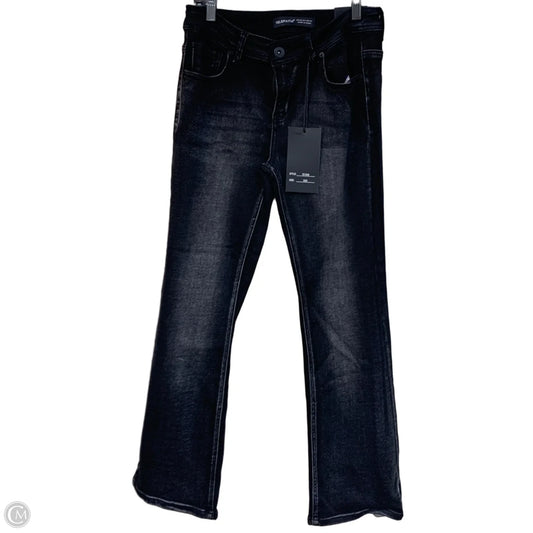 Jeans Boot Cut By Cmf In Black Denim, Size: L