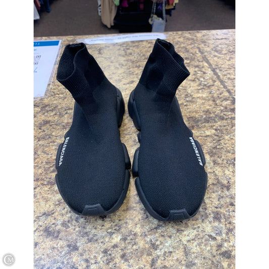 Shoes Luxury Designer By Balenciaga In Black, Size: 7.5