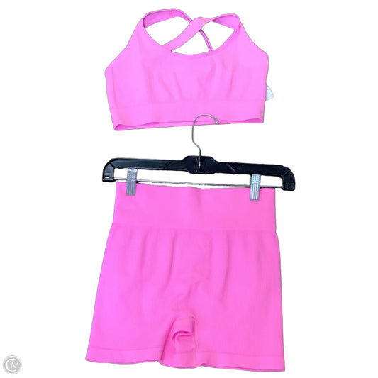 Athletic Shorts 2pc By Cmf In Pink, Size: S