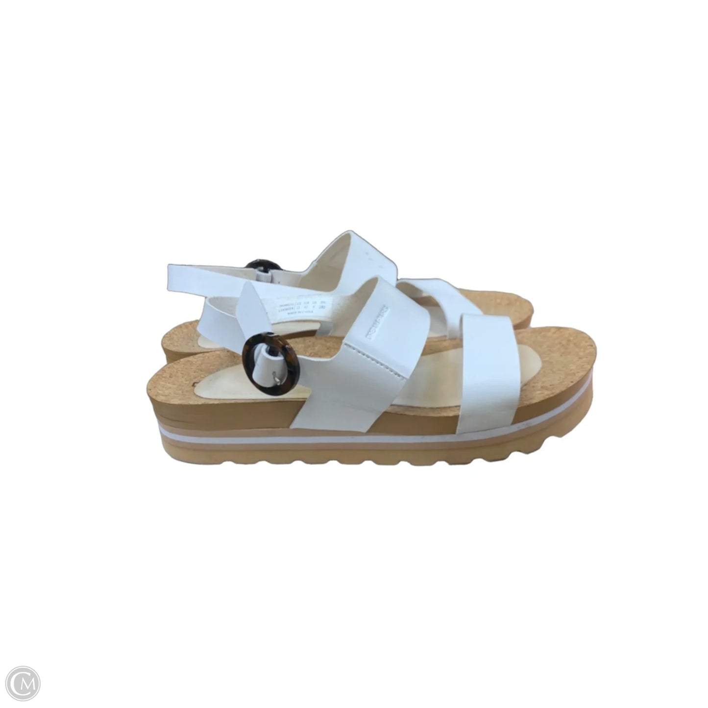 Sandals Heels Platform By Dream Pairs In White, Size: 11