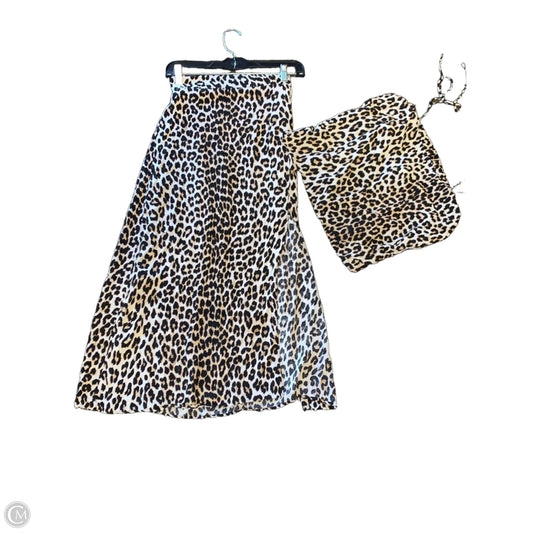 Skirt Set 2pc By H&m In Animal Print, Size: L